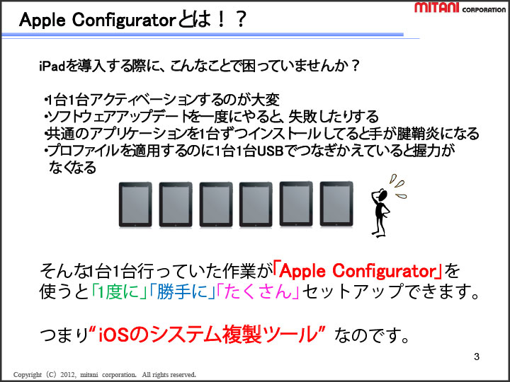 資料例：Apple Configuratorとは